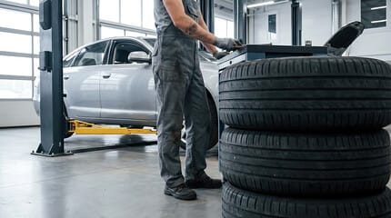 Aracena Auto Center mechanic performing oil change and scheduled vehicle maintenance in Trenton NJ